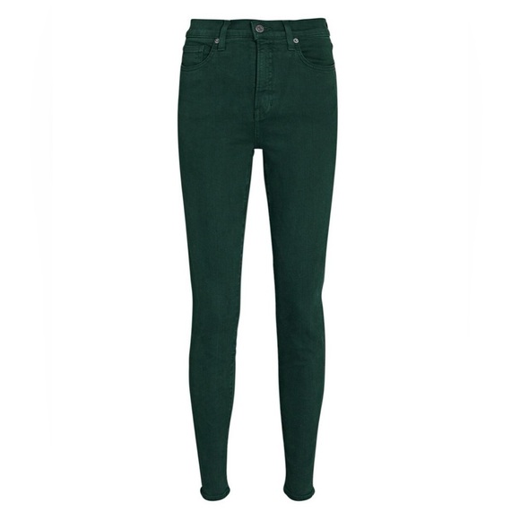 Veronica Beard Debbie High-Rise Skinny Jeans in Evergreen, Size 27 - Picture 13 of 13
